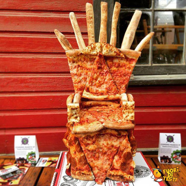 Il trono di pizze