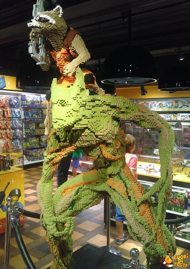 Incredibile scultura coi lego