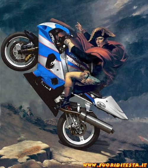 Napoleone in moto