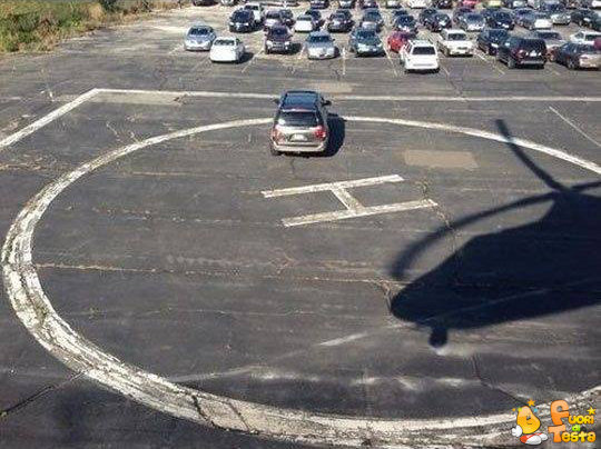 Non era il parcheggio giusto