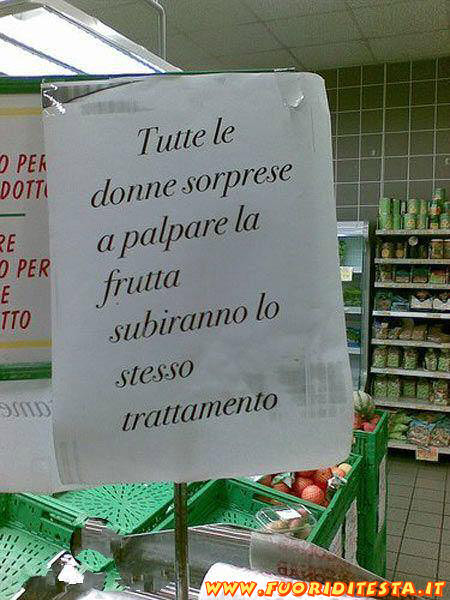 Palpare la frutta