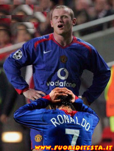 Rooney e Ronaldo