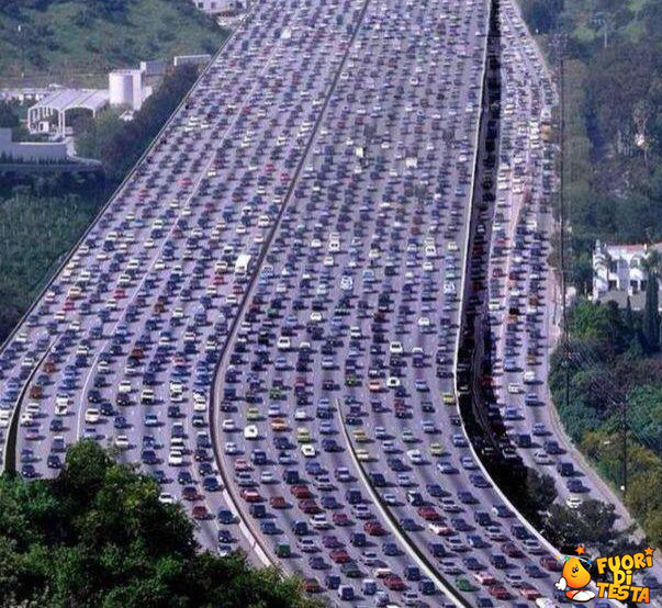 Un po' di traffico a Beijing