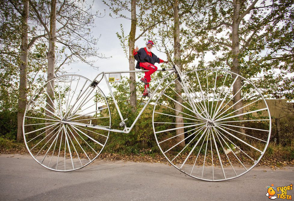 Una piccola bicicletta