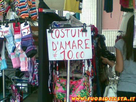 Vendita costumi