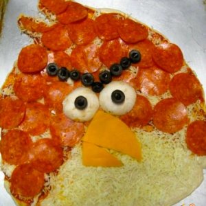 La pizza di Angry Birds