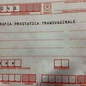 Ecografia prostatica transvaginale