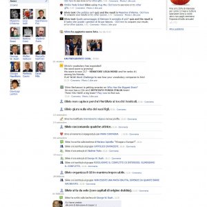 Facebook di Berlusconi