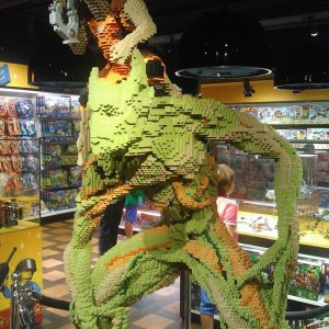 Incredibile scultura coi lego