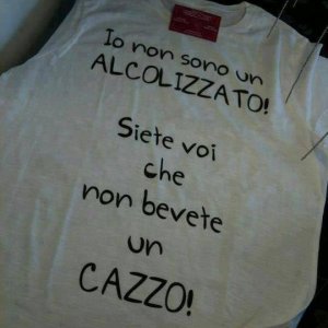 Io non sono alcolizzato!