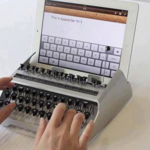 Macchina da scrivere per iPad