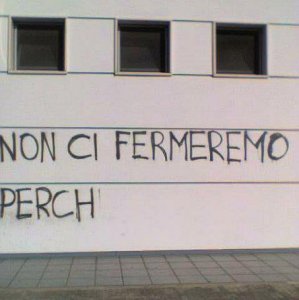 Non ci fermeremo