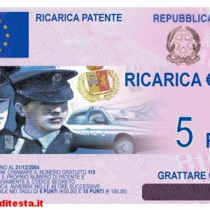 Ricarica patente