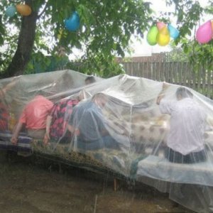 Salvare una festa dalla pioggia