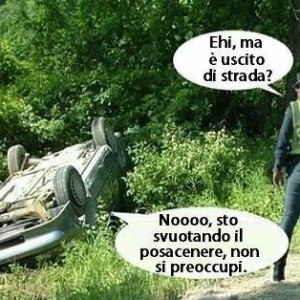 Svuotare il posacenere