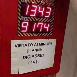 Vietato ai minori di anni diciassei