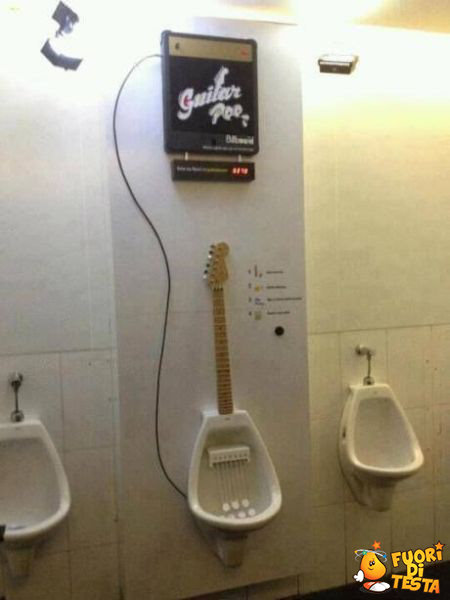 Bagno per appassionati di musica