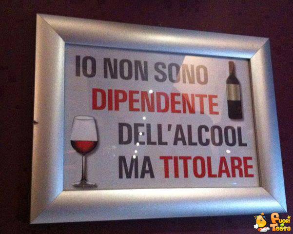 Dipendente dall'alcool