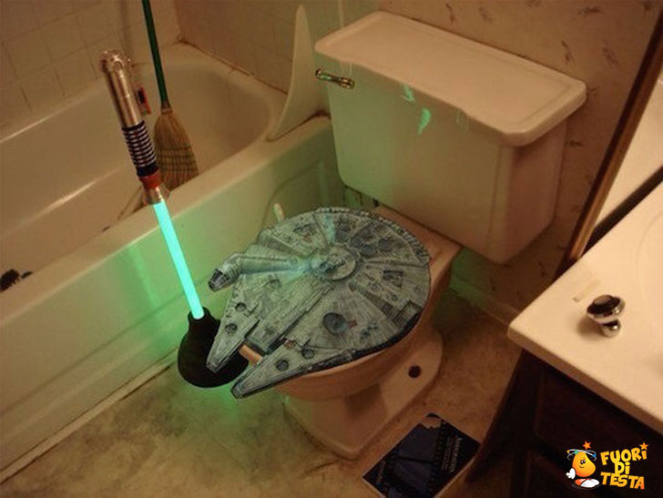 Il bagno di un vero Jedi