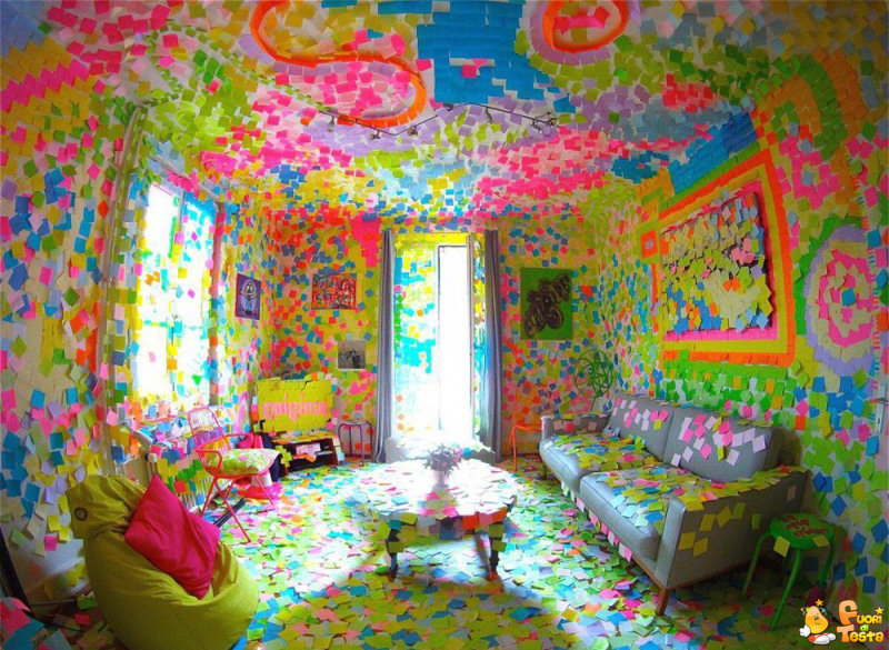 La stanza post-it