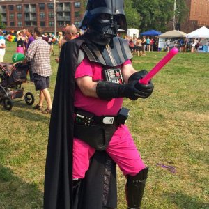 Darth Vader in rosa
