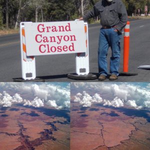 Grand Canyon chiuso