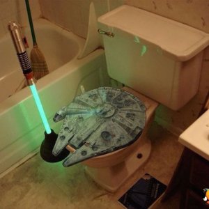 Il bagno di un vero Jedi