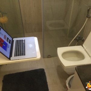 Il bagno di un vero nerd