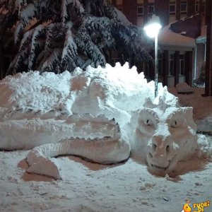 Il dragone di neve