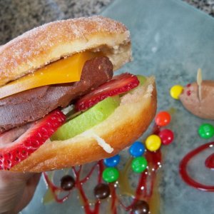 Nutella burger