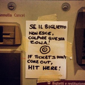 Se il biglietto non esce...